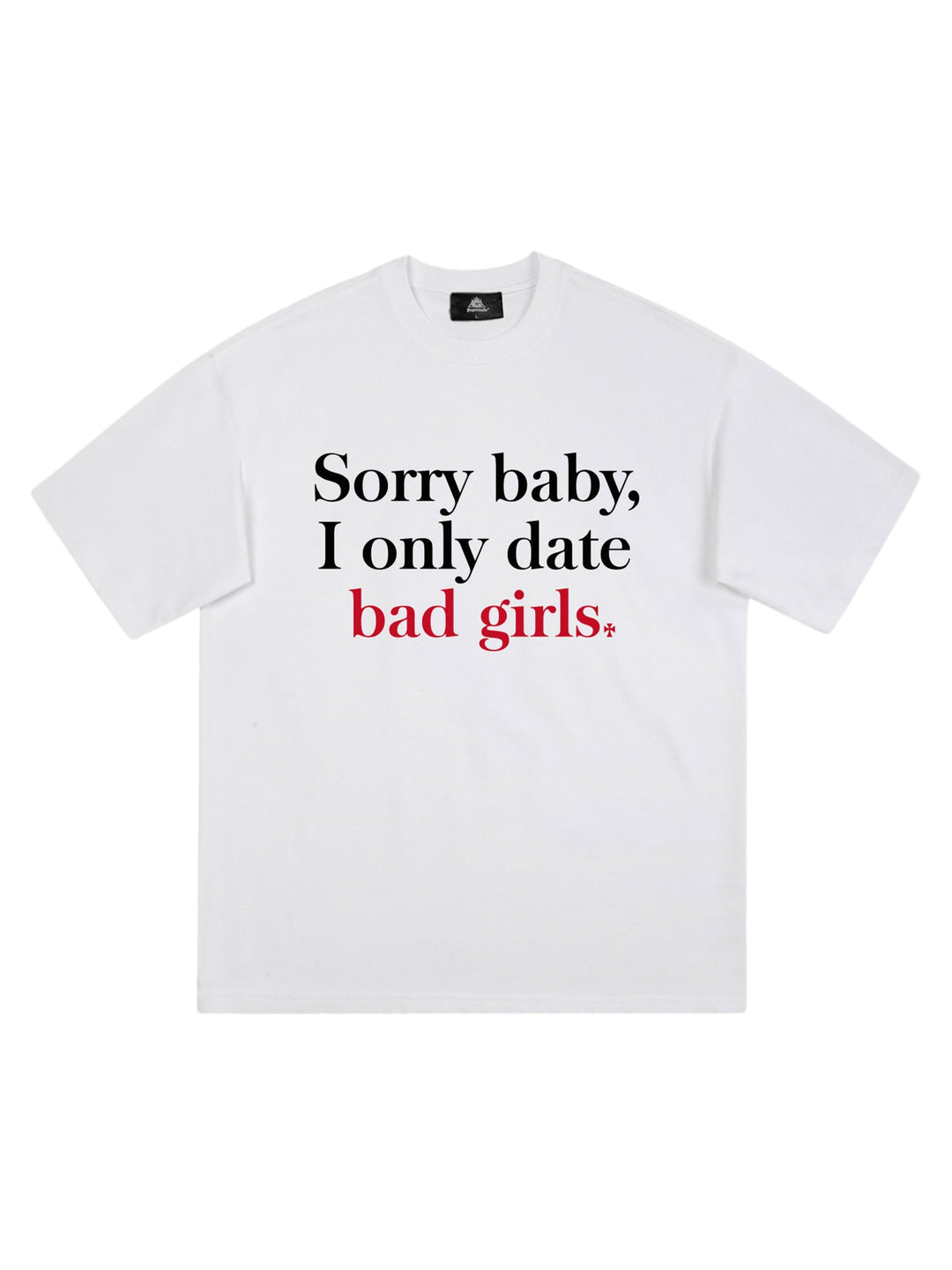 Ayuuki Fun Slogan Print T-shirt - 1799