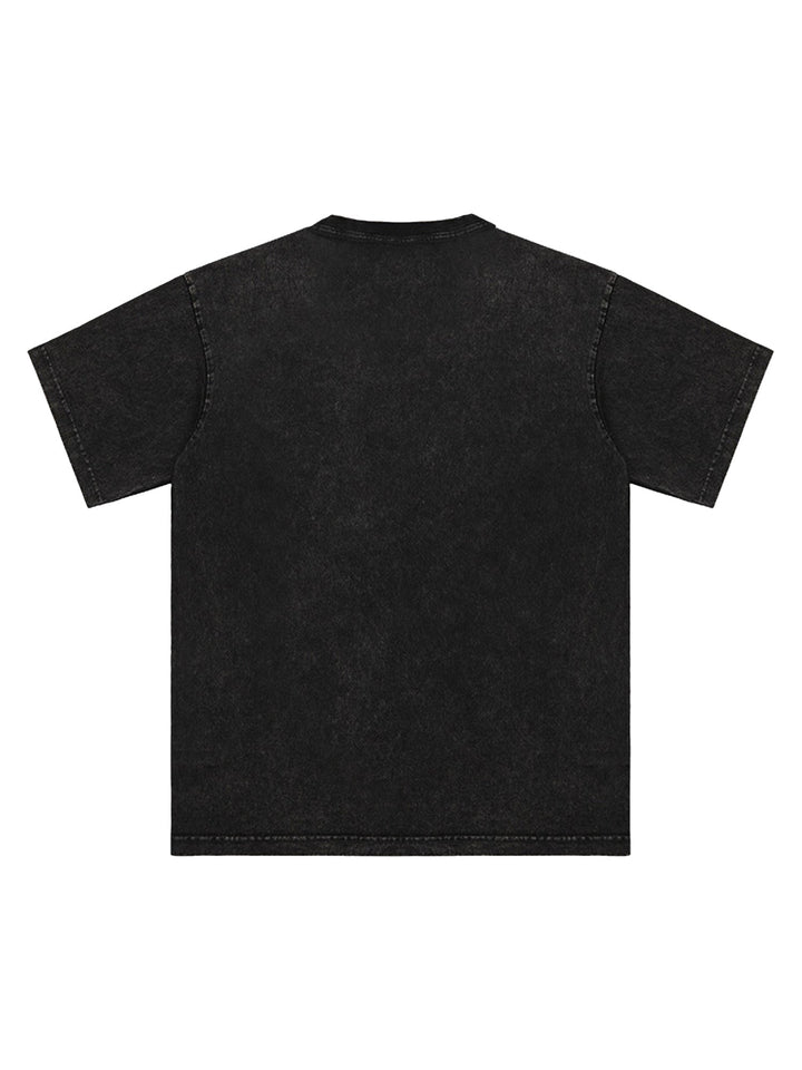 Ayuuki Washed Portrait Print T-shirt