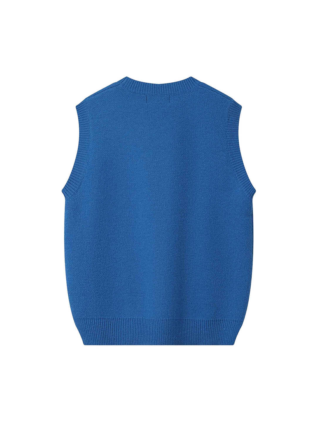 Ayuuki Eye Jacquard Vest Sweater - 2081