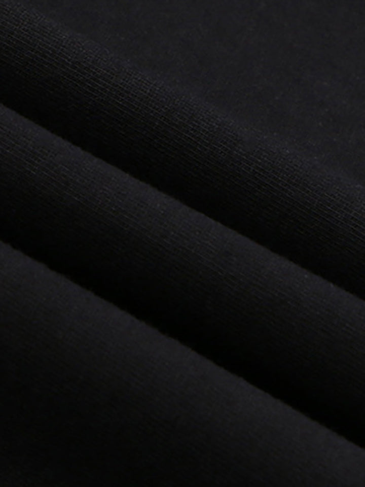 Retro Gradient Letter Printed Washed Oversize T-shirt