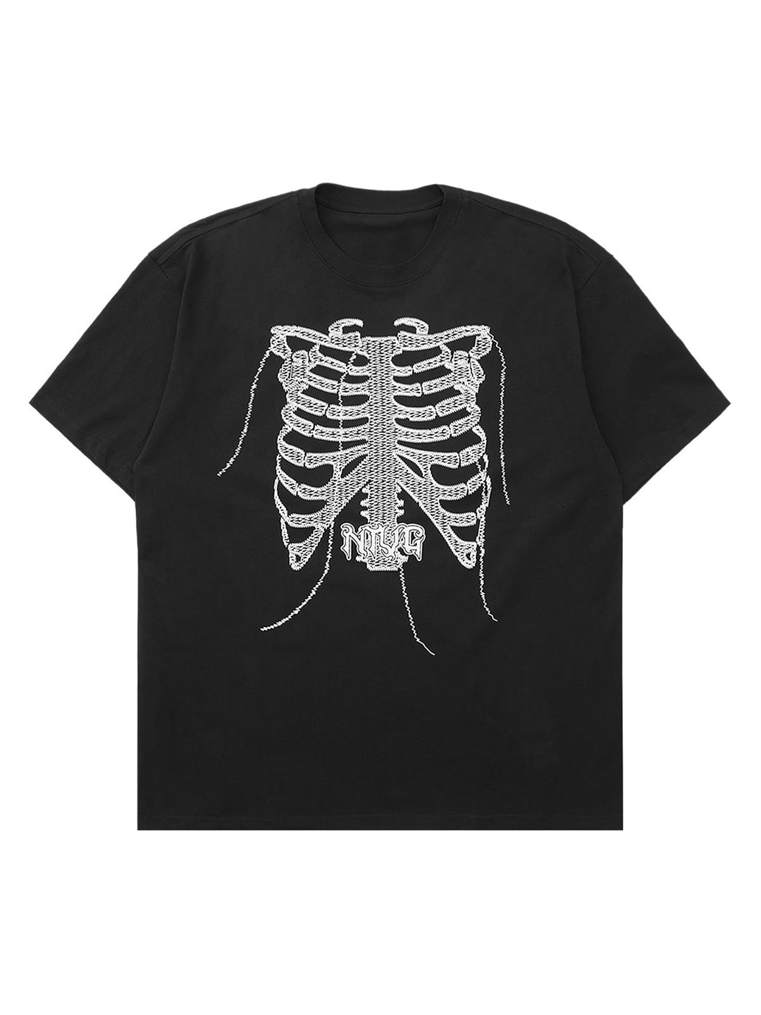 Ayuuki Street Skull Print T-shirt