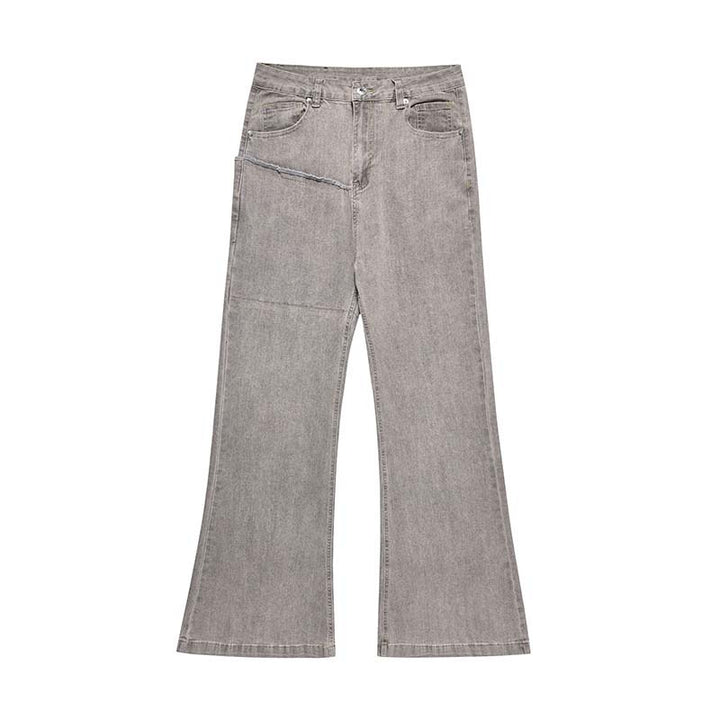 "CONCRETE" Flared Jeans