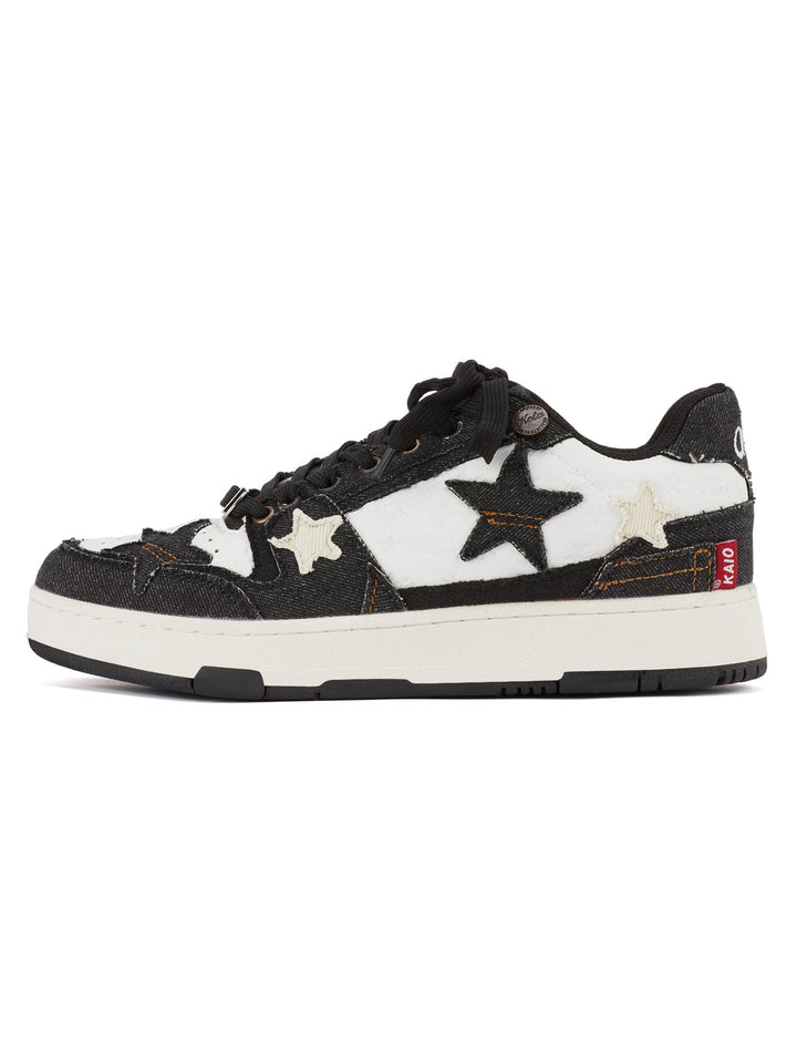 Ayuuki Vintage Star Skateboard Sneakers-1607