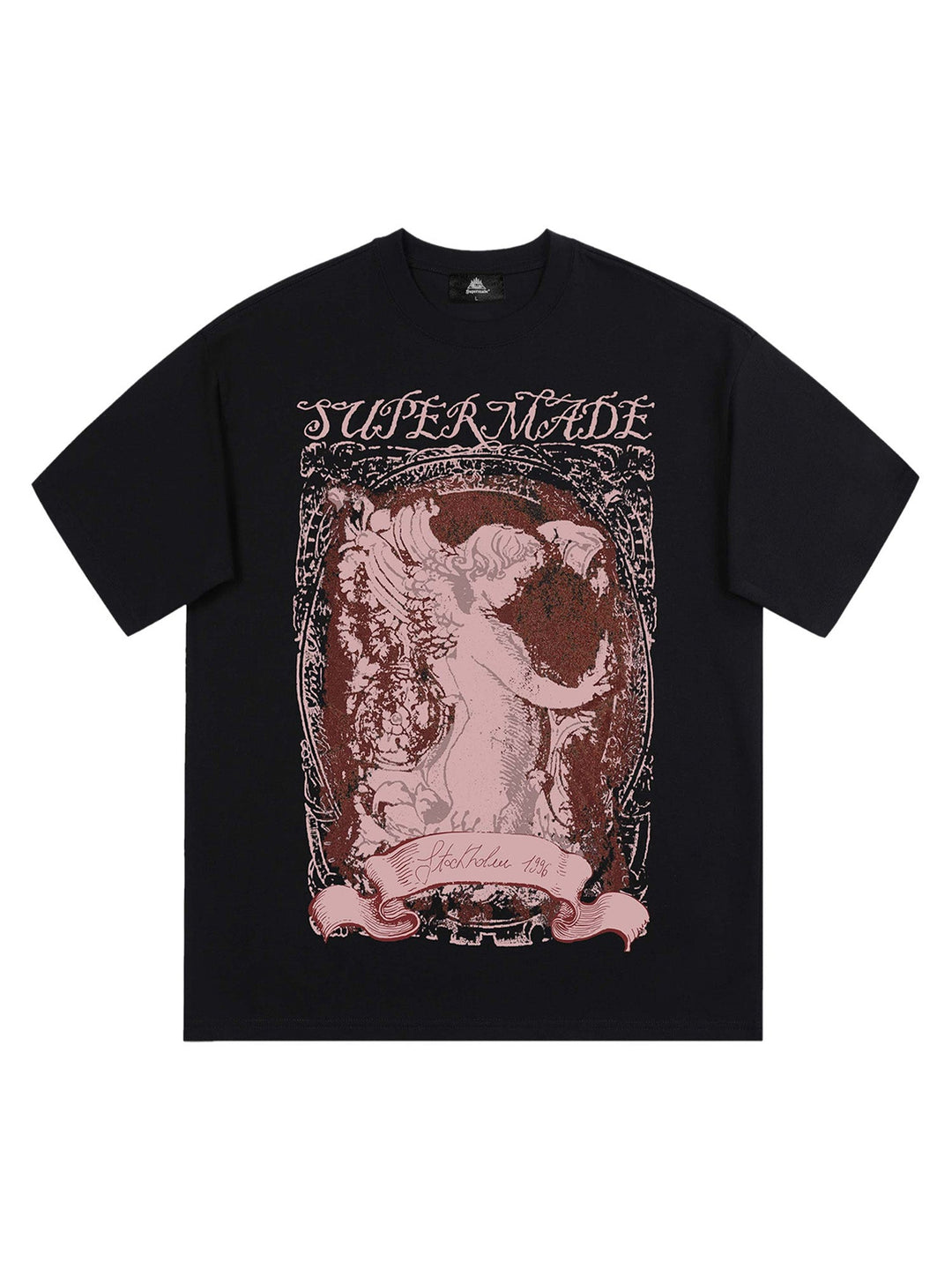 Ayuuki Mottled Angel Street Hip-Hop T-shirt