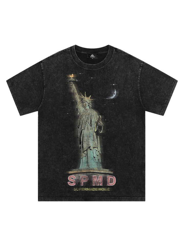 Ayuuki Statue Of Liberty Vintage T-shirt