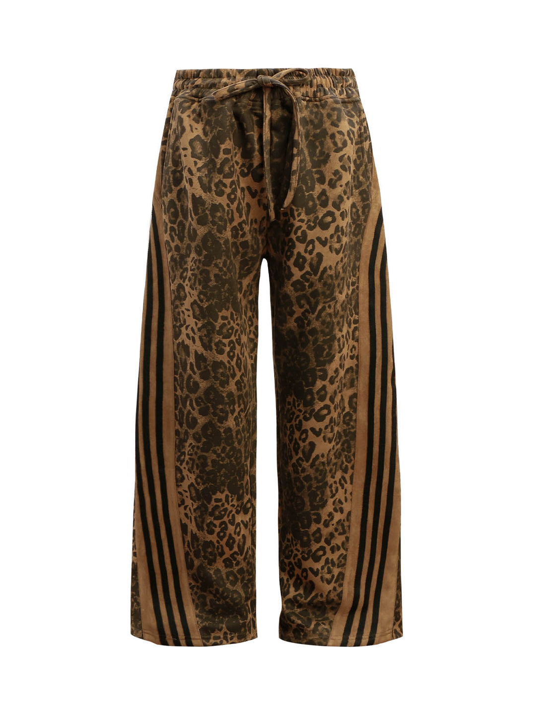 Ayuuki Leopard Print Suede Pants