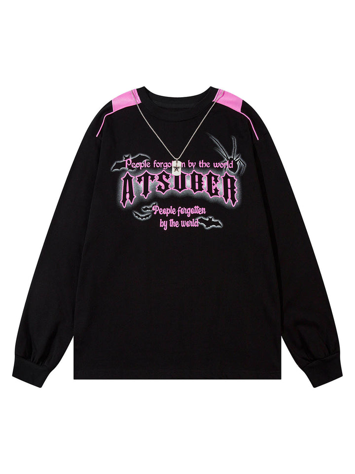 Ayuuki Star Necklace Spider Long Sleeve T-shirt