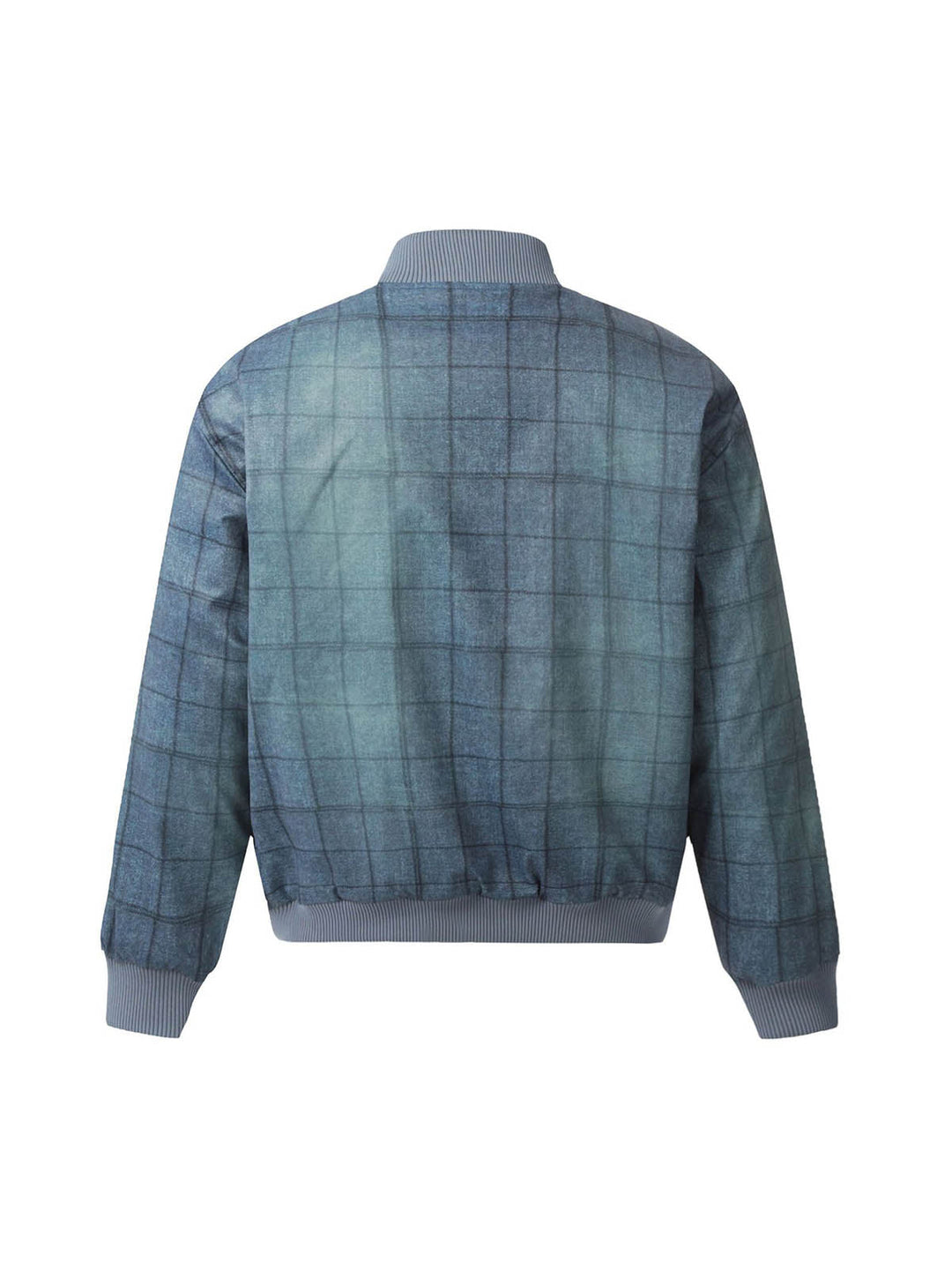 Ayuuki Letter Print Quilted Bomber Jacket