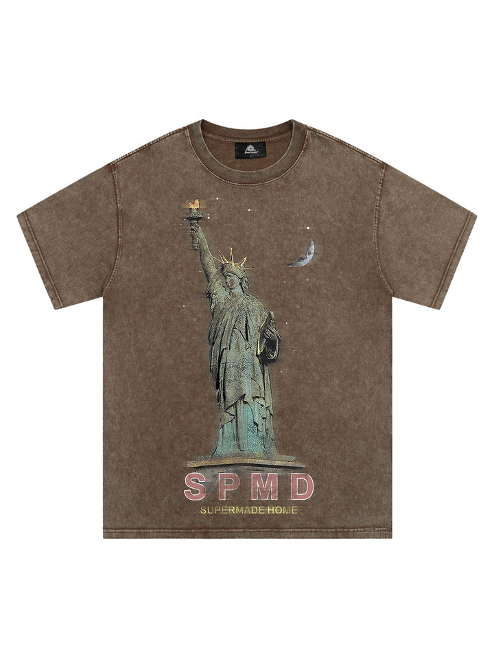 Ayuuki Statue Of Liberty Vintage T-shirt