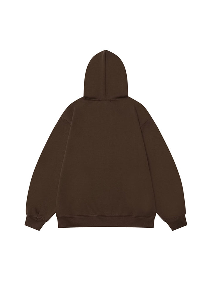 Ayuuki Contrasting Letter Print Hoodie