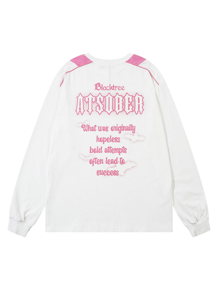 Ayuuki Star Necklace Spider Long Sleeve T-shirt