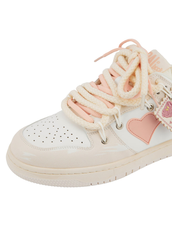 Ayuuki Versatile Rose Stamp Print Board Casual Shoes