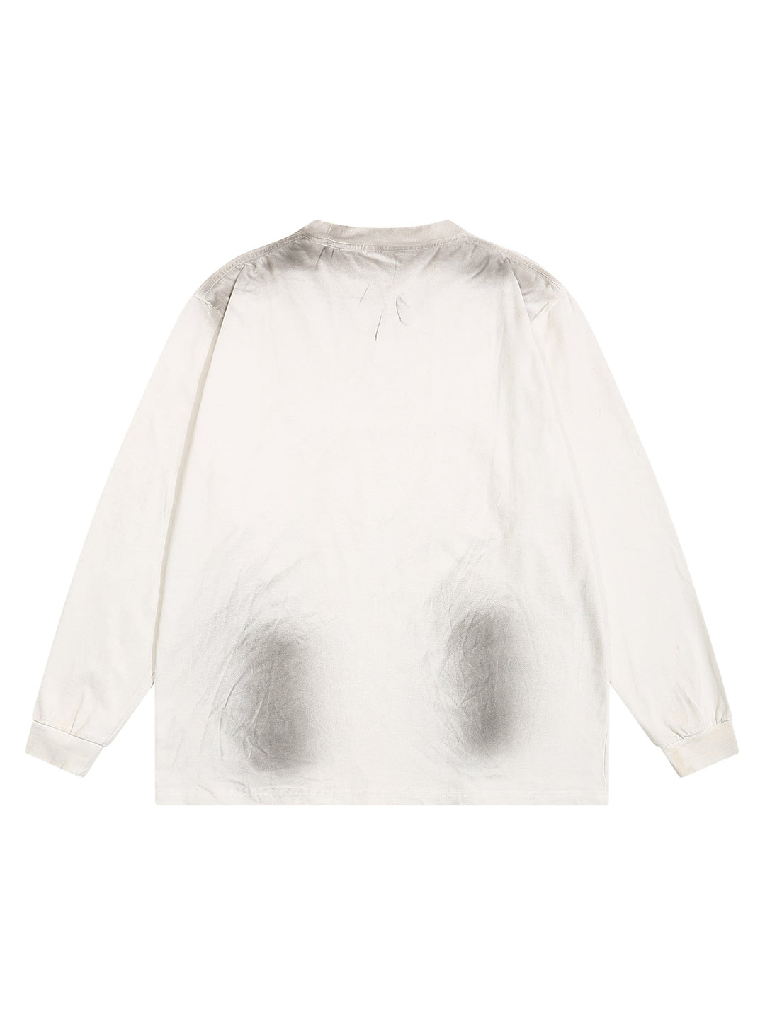 Ayuuki Distressed Hole Print Long-sleeved T-shirt