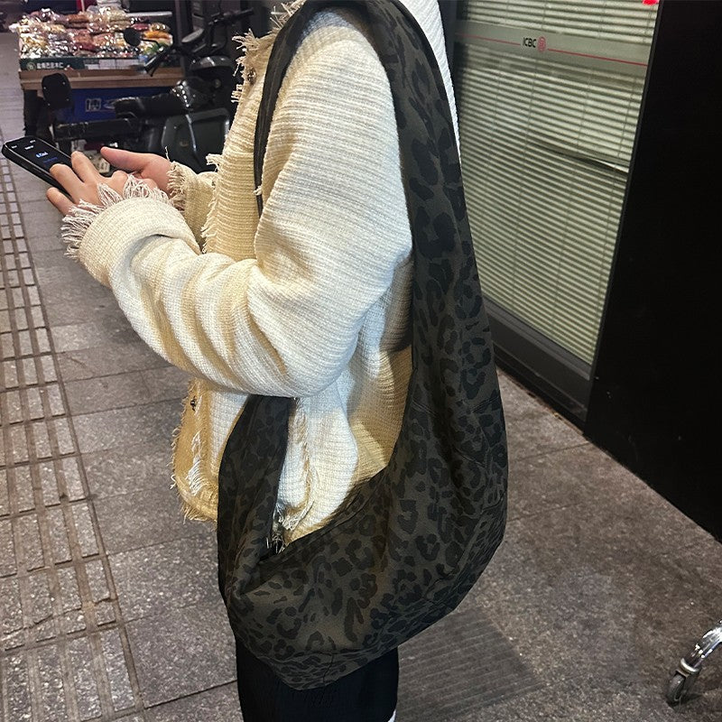 Leopard Print Shoulder Bag