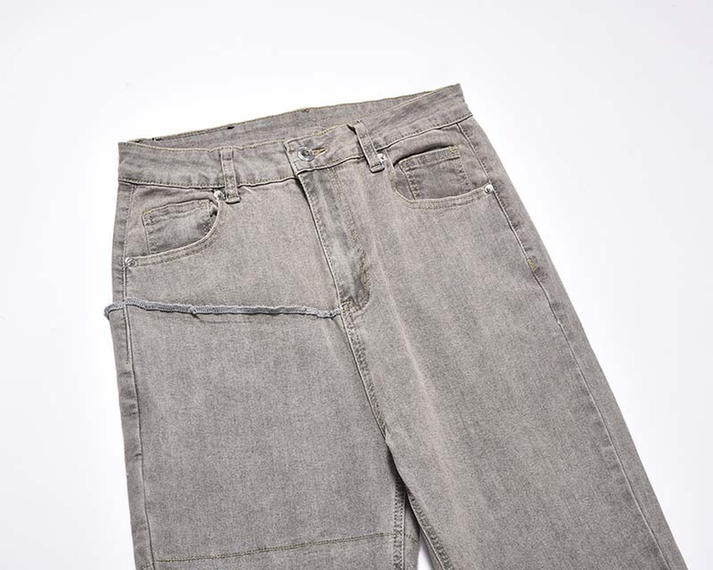 "CONCRETE" Flared Jeans