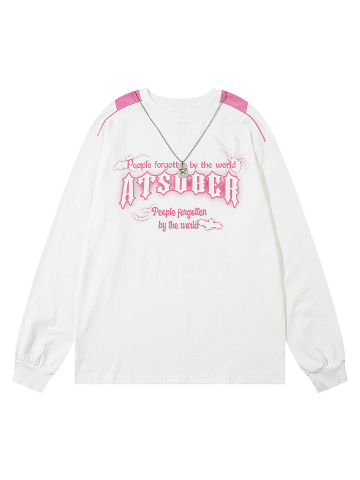 Ayuuki Star Necklace Spider Long Sleeve T-shirt