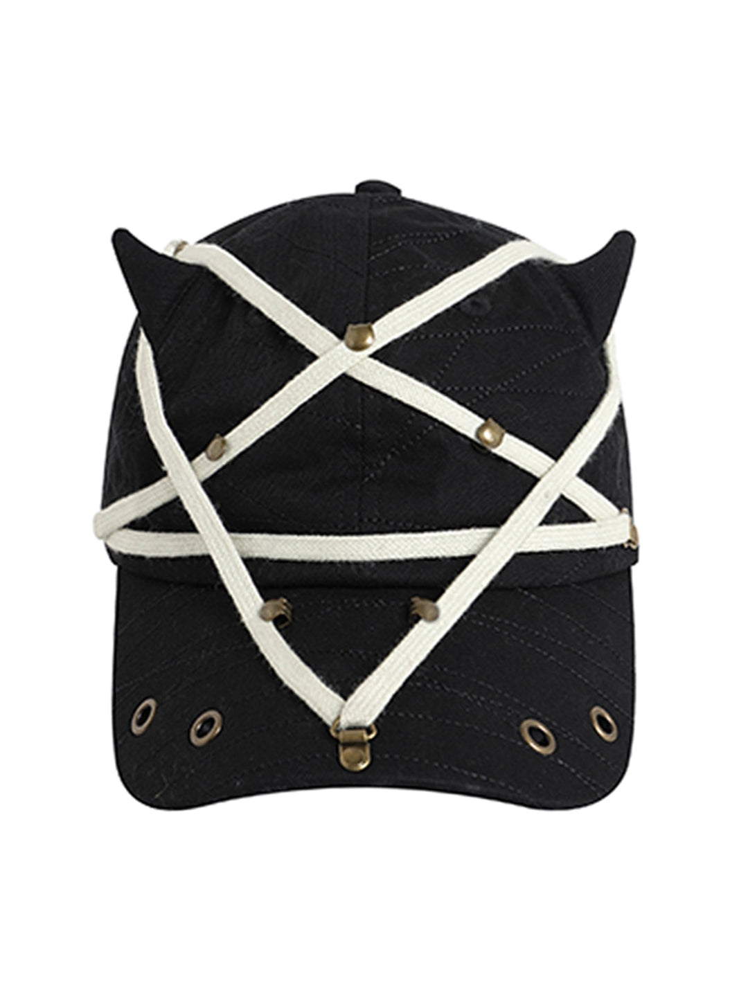 Ayuuki Star Washed Denim Baseball Cap