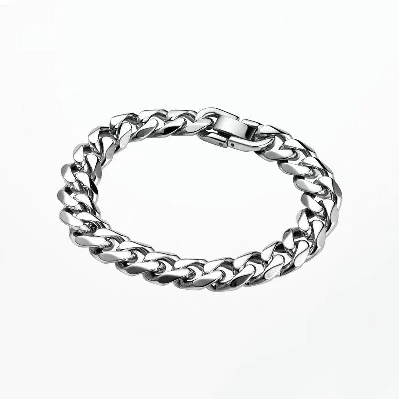 Cuban Steel Titanium Bracelet