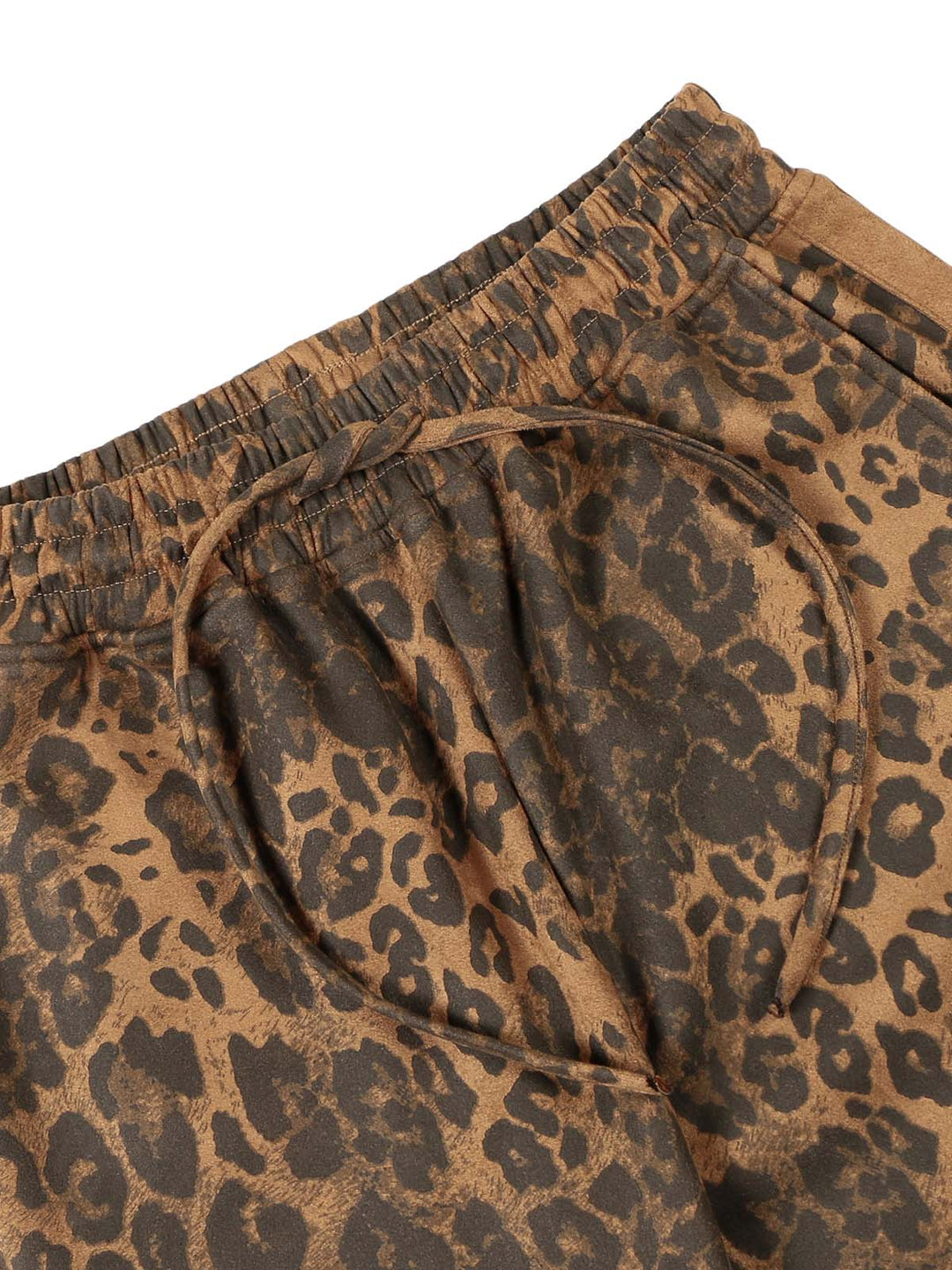 Ayuuki Cheetah Print Suede Tracksuit - 2277