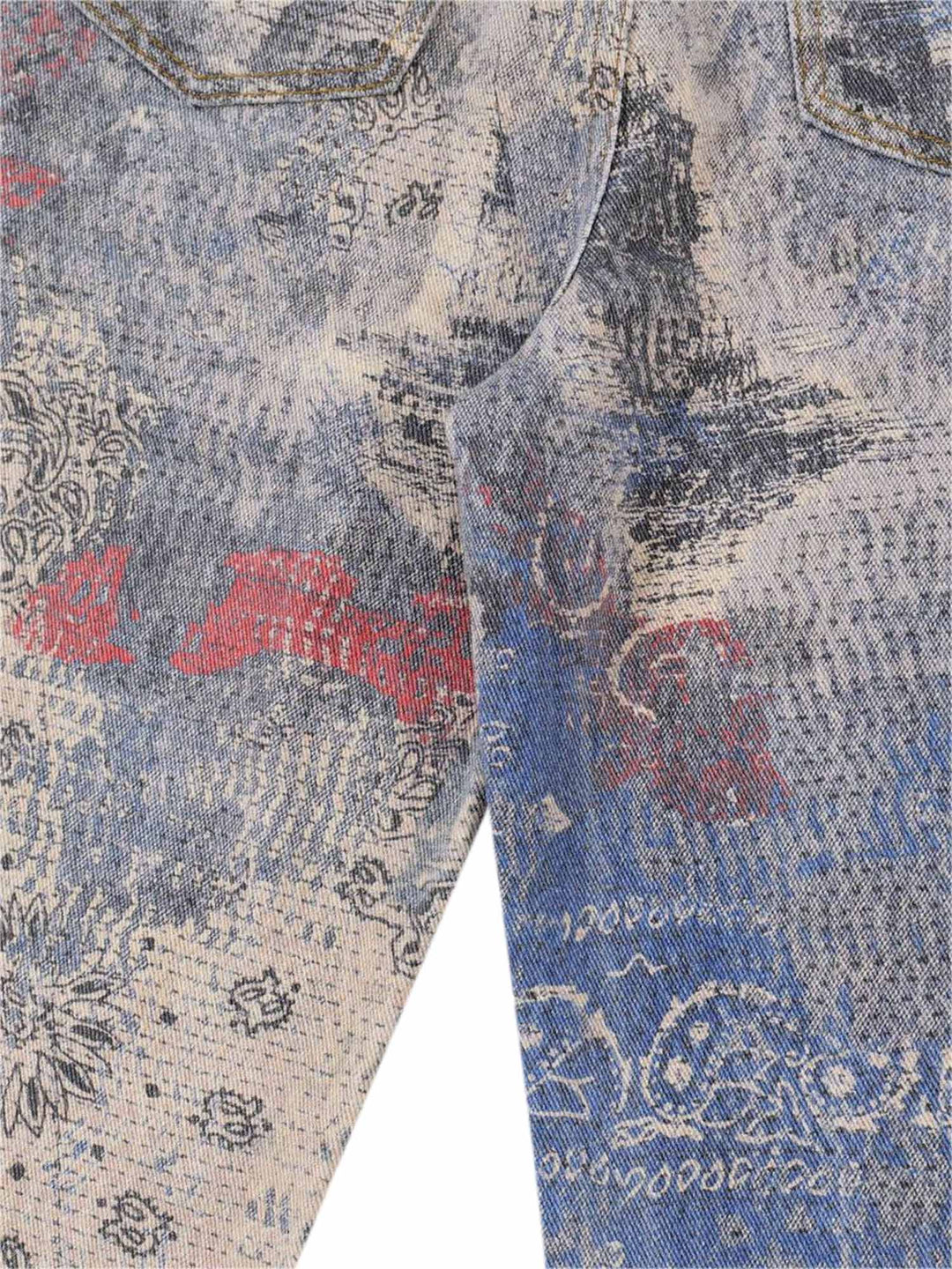 Ayuuki Paisley Printed Jeans