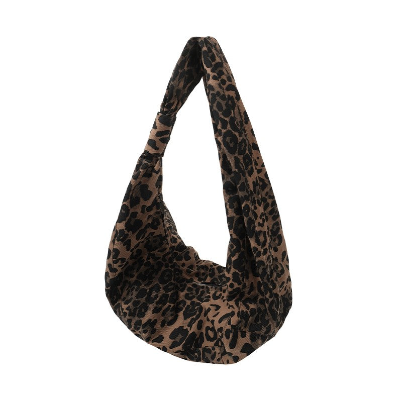 Leopard Print Shoulder Bag