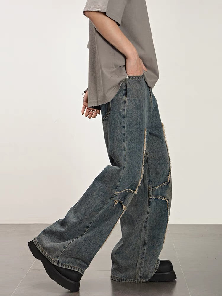 High Street Star Washed Jeans