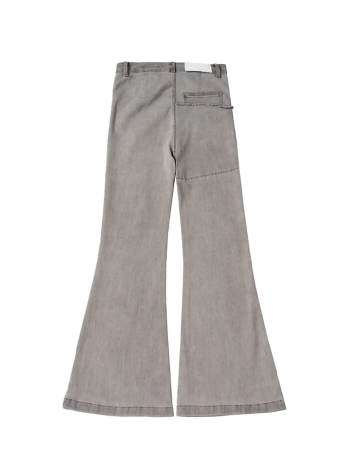 "CONCRETE" Flared Jeans