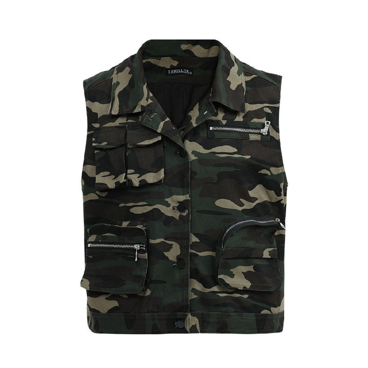 Camouflage Vest Workwear Jacket