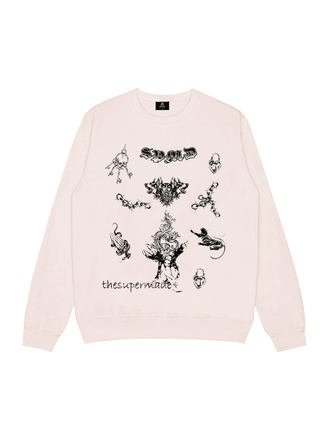 Ayuuki Mystic Emblem Graphic Crew Neck Sweatshirt