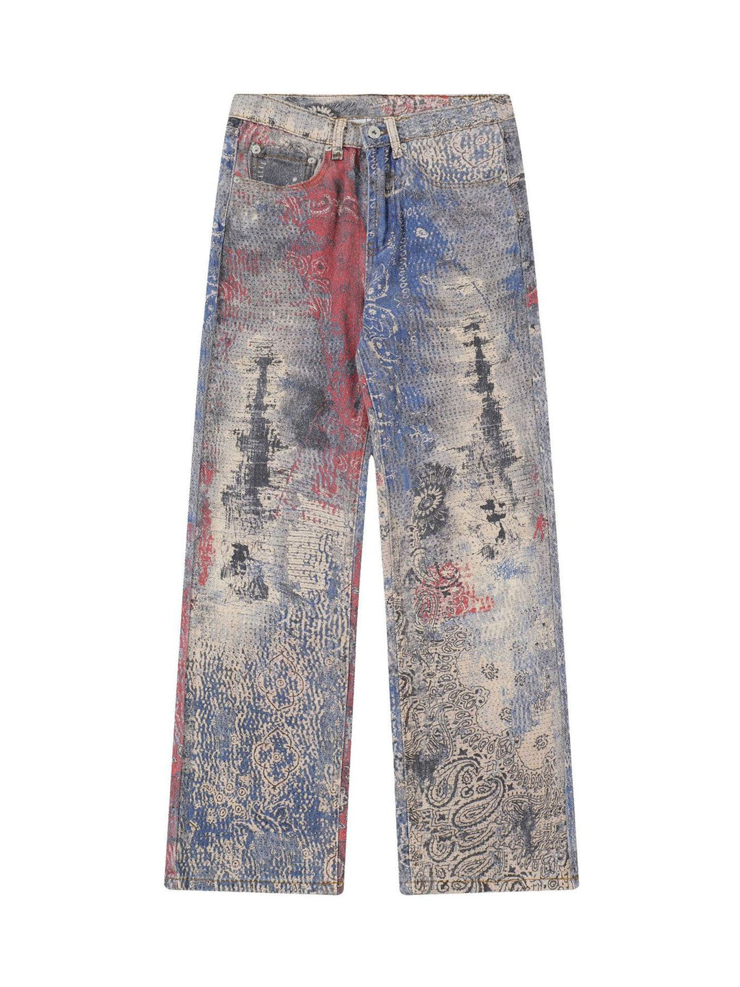 Ayuuki Paisley Printed Jeans