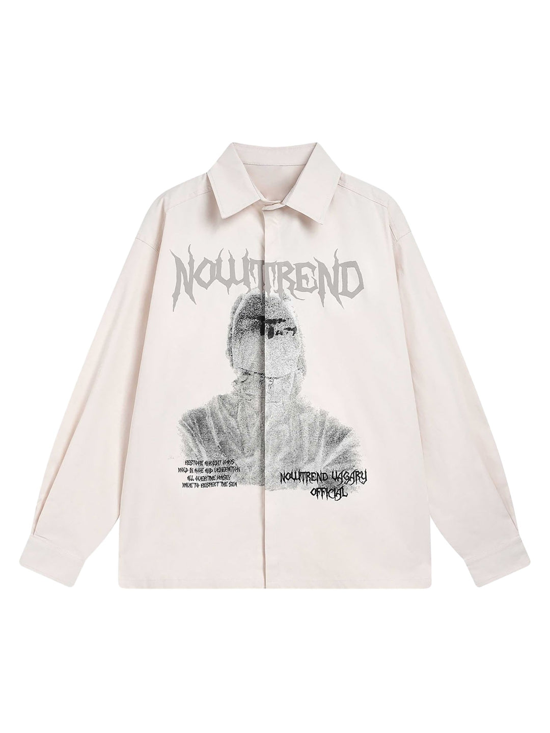 Ayuuki Silhouette Print Long Sleeve Shirt