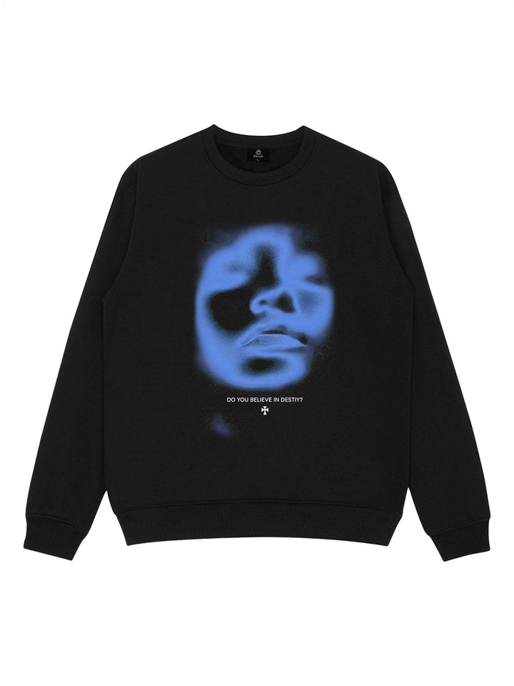 Ayuuki Portrait Print Sweatshirt