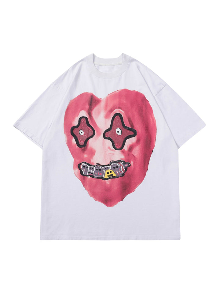 Ayuuki Fun Graphic Printed Oversized T-shirt - 2030