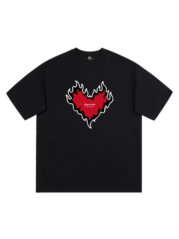 Ayuuki Heart Print T-shirt