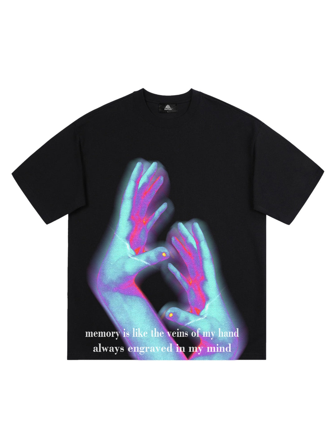 Ayuuki Vintage Palm Touch Printed T-shirt