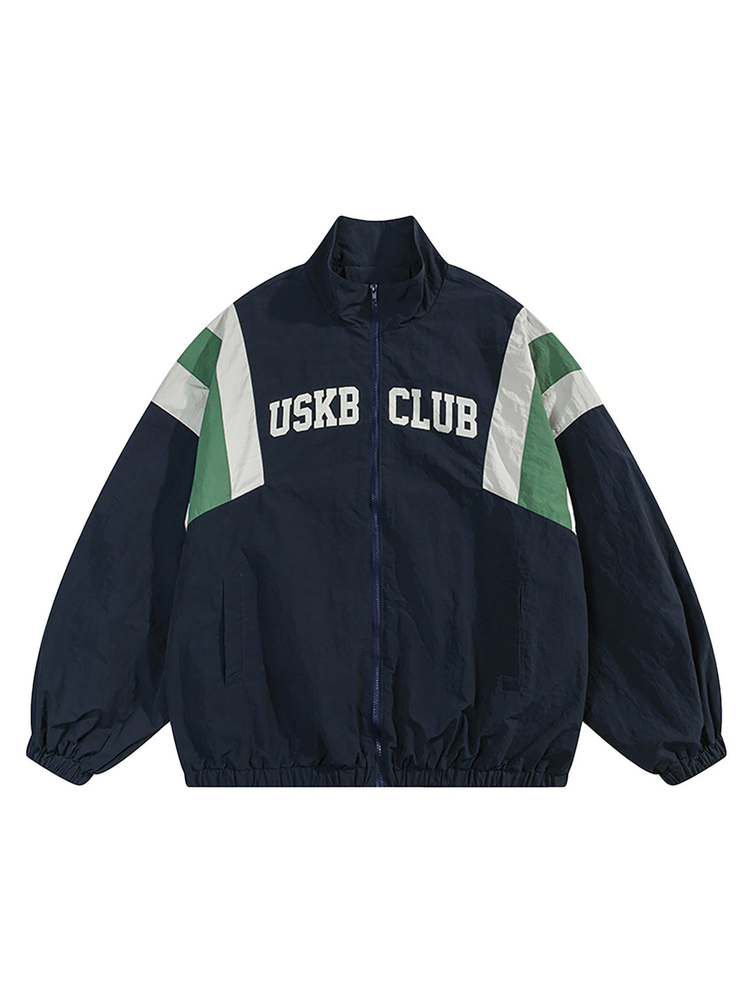 Ayuuki Patchwork Contrasting Windbreaker Jacket