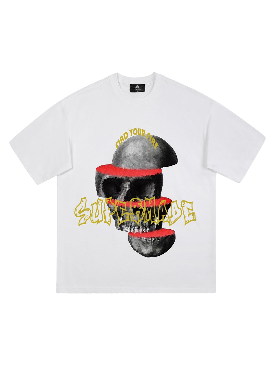 Ayuuki Skull Cut Desigrinted T-shirt