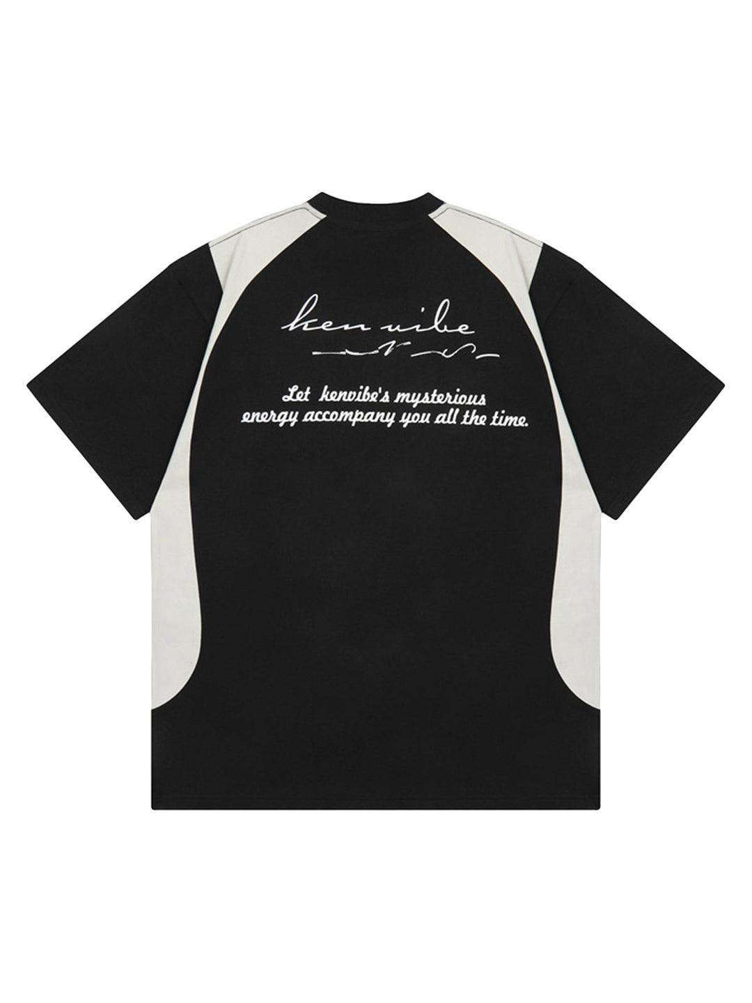 Ayuuki Biker Style Letter Print Short-sleeved T-shirt