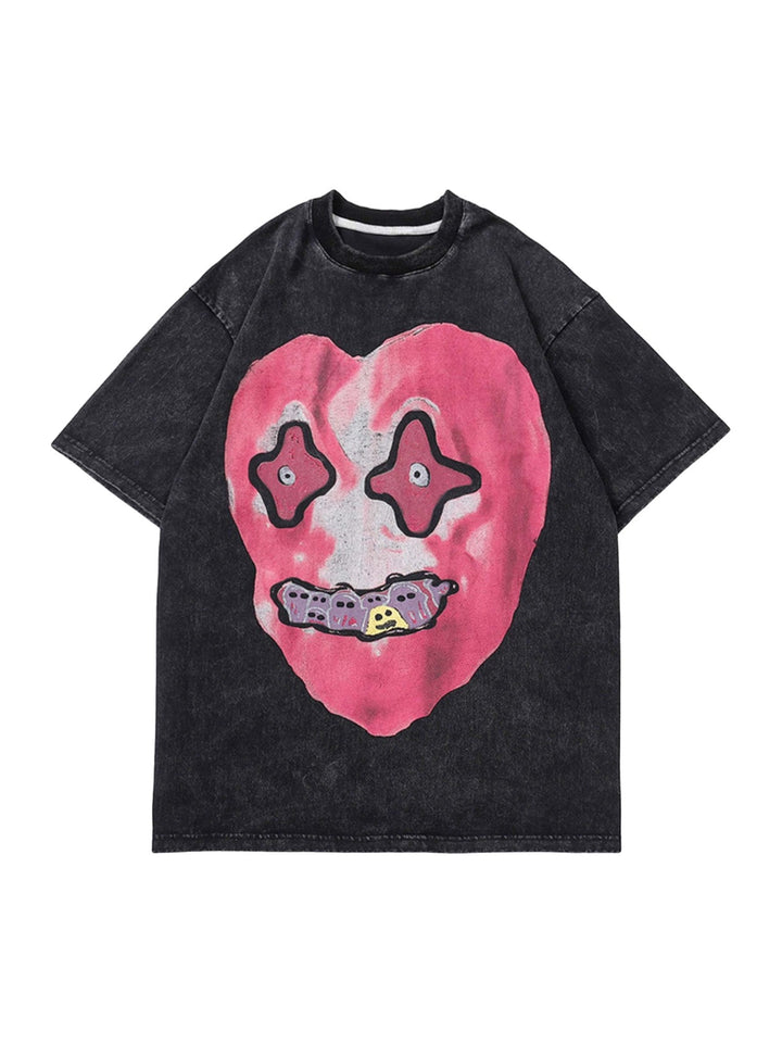 Ayuuki Fun Graphic Printed Oversized T-shirt - 2030