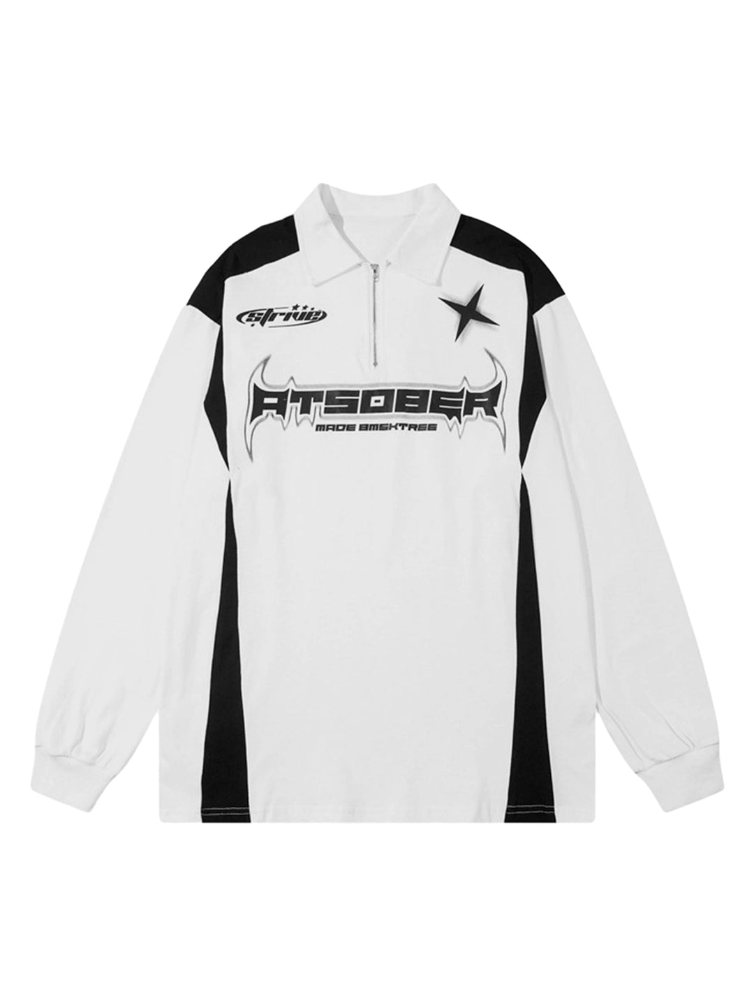 Ayuuki High Street Racing Long Sleeve Polo Shirt- 1980