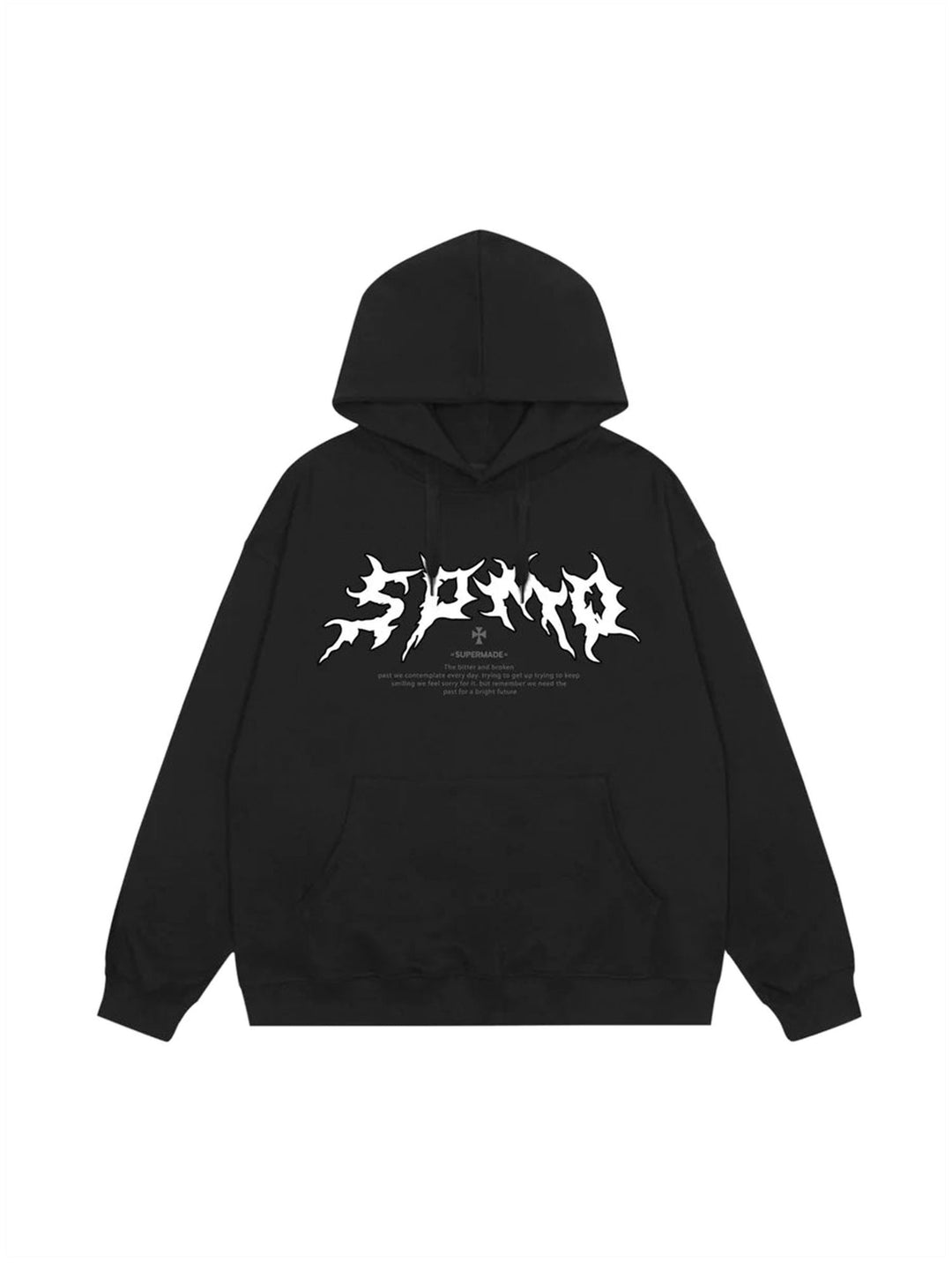 Ayuuki Skull Print Hoodie