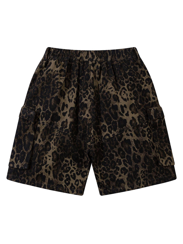 Ayuuki Street Leopard Print Shorts