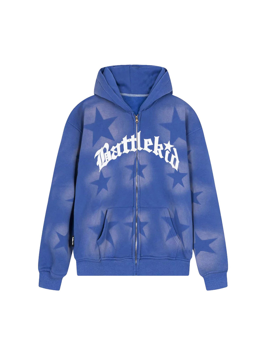 Ayuuki Star Letter Print Zipper Hoodie Jacket