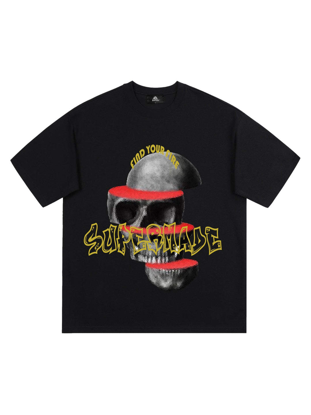 Ayuuki Skull Cut Desigrinted T-shirt