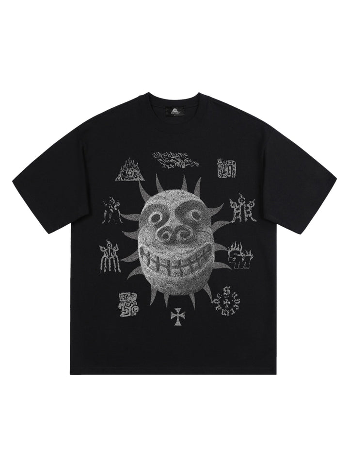 Ayuuki Shattered Ancient Country Mask Tee