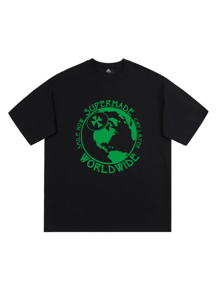 Ayuuki Globe Print T-shirt