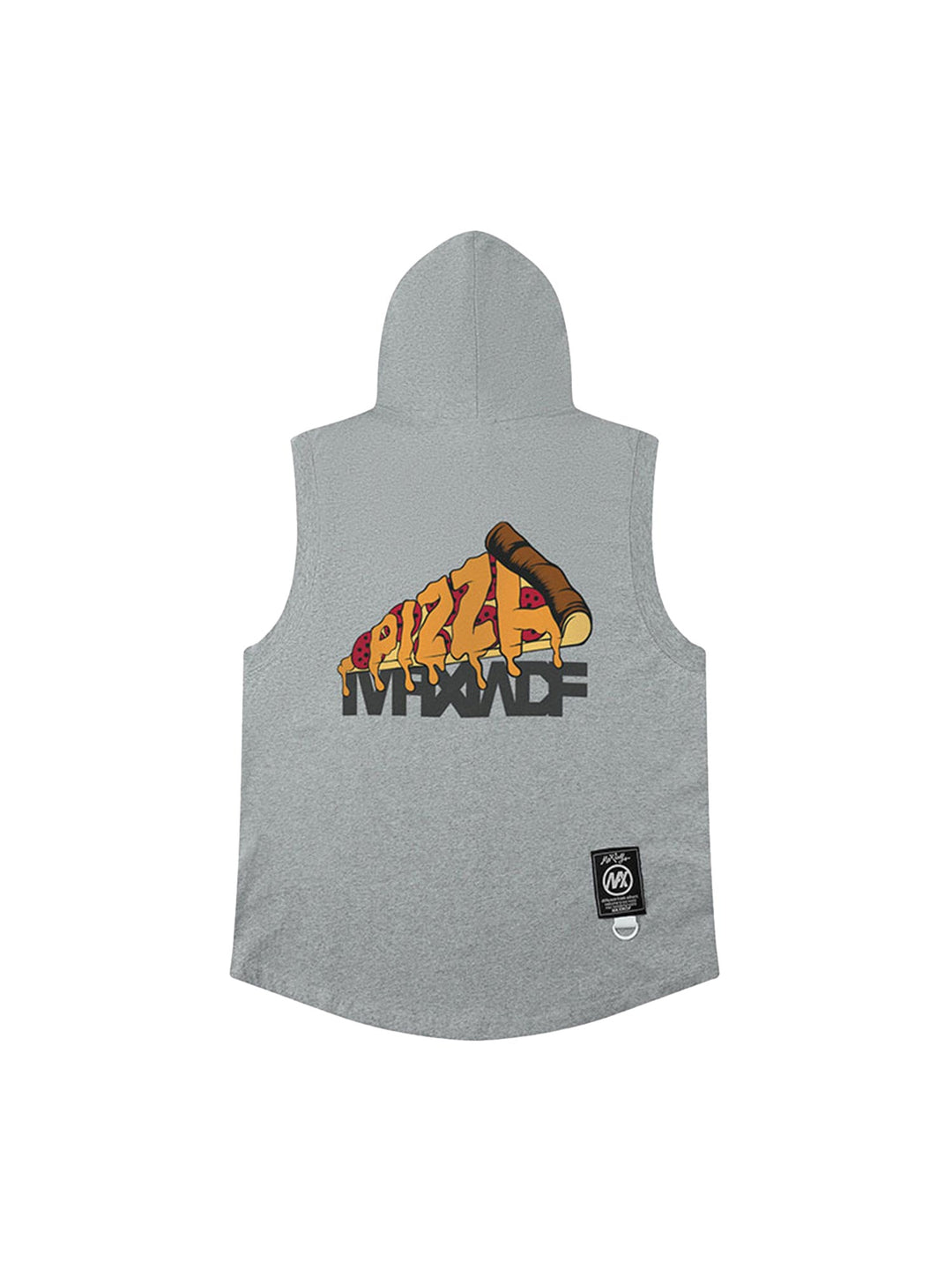 Ayuuki Hip-hop Cartoon Printed Hooded Vest