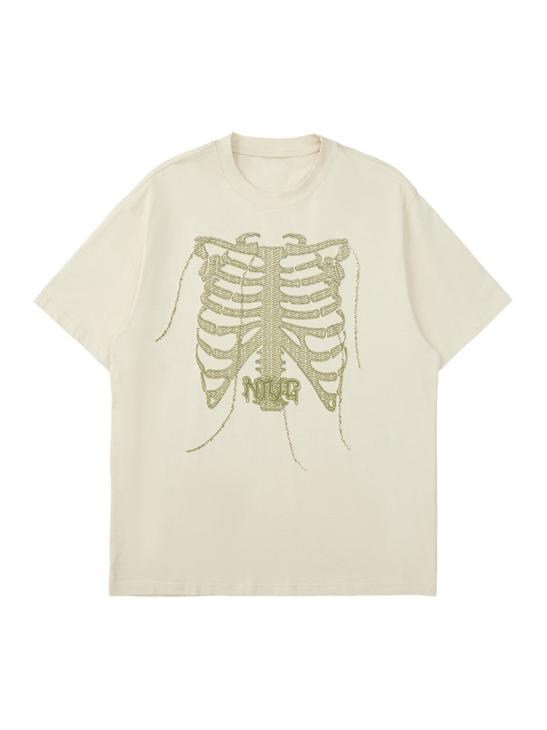 Ayuuki Street Skull Print T-shirt