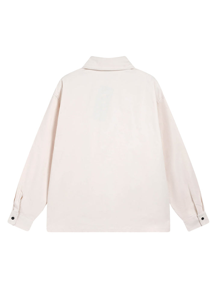 Ayuuki Silhouette Print Long Sleeve Shirt