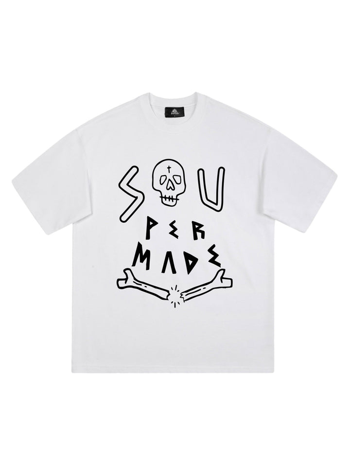 Ayuuki Skull Print T-shirt